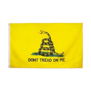 Flag Banner Gadsden Tea Party Patriot Conservative US (2x3FT) 2x3FT - Picture 1 of 6