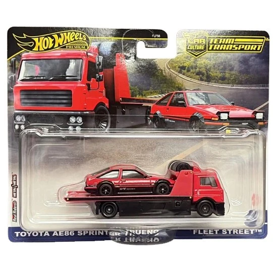 Mattel - Hot Wheels Премиум Командный Транспорт - TOYOTA AE86 SPRINTER TRUENO &FLEET - Изображение 1 из 1
