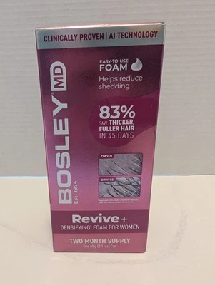 Bosley MD Revive + Densifying Foam For Women 2.11 Oz - Two Month Supply  - Image 1 of 4