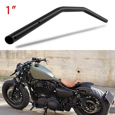 Barra de tiro baja 32" negra para Harley Sportster 883 1200 1" manillar rastreador de arrastre Foto 1 de 4