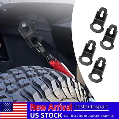 4PCS Tie Down Brackets Hooks Accessories For Can Am Maverick X3 MAX Turbo 2017+ - Image 1 of 4