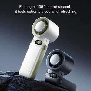 Portable Handheld Fan with 199 Speeds and Long Battery Life for Outdoor Fun - Photo 1/6