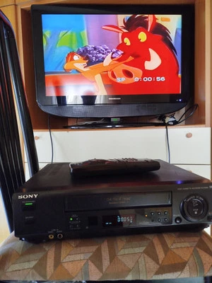 Videoregistratore VHS Sony SLV E520 Funzionante Con Telecomando Originale  - Immagine 1 di 4