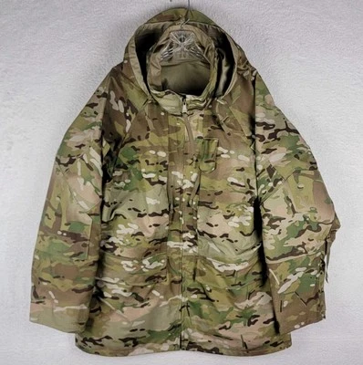 Parka Apec Multicam Pattern Military Hoodie Jacket Men's Size L Regular New  - Image 1 of 4