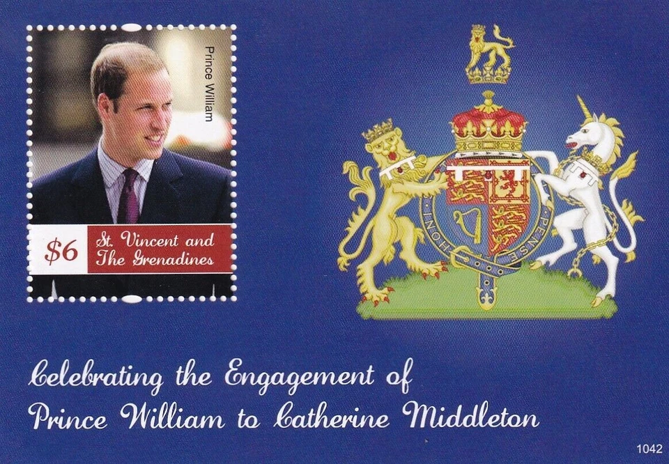 Minishoja SA21b San Vicente y las Granadinas 2011 celebración de compromiso como nueva Foto 1 de 1