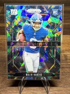 Malik Nabers 2024 Panini Prizm Green Ice Rookie #13 New York Giants Prizmatic RC - Picture 1 of 2