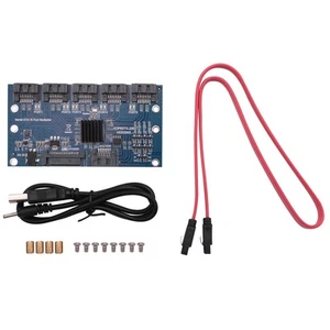 Carte Manette Carte Mère Carte Extension Sata 1 à 5 Port Sata3.0 6Gbps9068 - Photo 1/8