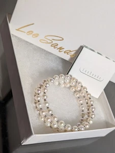 Vintage Lee Sands Armband mit Zuchtperlen und Sterlingsilber  - Bild 1 von 6