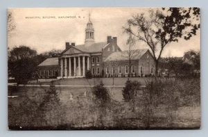 Vintage Maplewood NJ Municipal Building Postcard Early 20th Century - Picture 1 of 2