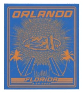 311 Spring Tour Orlando Florida  March 24, 2025 3.5" X 4" Sticker Decal - Picture 1 of 1