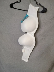 Vanity Fair Trägerloser 74380 Beauty Rücken BH Stern Weiß Gr. 38DD Neu!!! - Bild 1 von 6