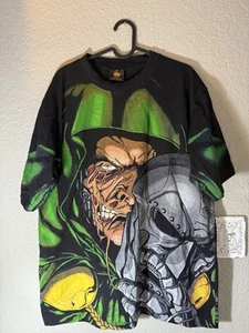 Doctor Doom Marvel Comics Size L RARE AOP Modern T-Shirt - Imagen 1 de 3