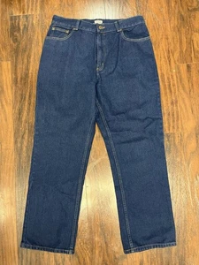 LL Bean Women's Jeans Size 16 Reg Blue Denim Original Fit Relaxed 100% Cotton - Picture 1 of 7