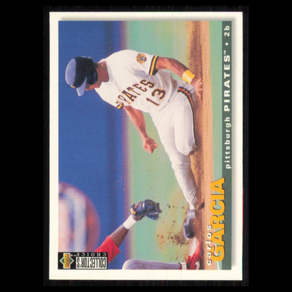 Carlos Garcia #376 1995 Upper Deck Collectors Choice Pittsburgh Pirates Baseball - Image 1 of 3