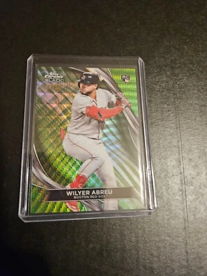 2023-24 TOPPS BLACK WILYER ABREU GREEN 17/99  - Image 1 of 3