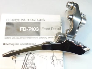 Shimano Dura Ace FD-7403 ( Clip on ) Front derailleur mech - bicycle L'eroica - Picture 1 of 8