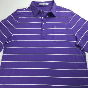 XL Criquet lila gestreift Bio Baumwolle Herren Polo - Bild 1 von 4