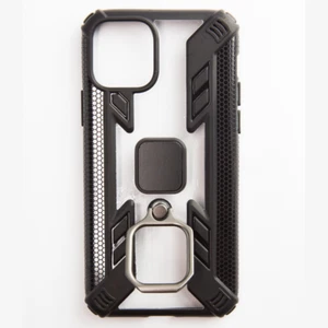 Funda magnética con soporte de anillo negro para teléfono móvil - iPhone 11 - fuerte/durable - Imagen 1 de 6