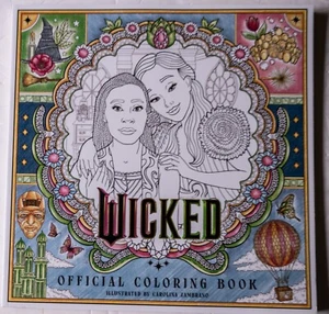 Wicked Official Coloring Book-Brand New! Illustrated By C. Zambrano - Imagen 1 de 2