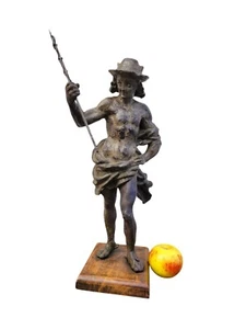 Statue De Mercure En Fonte De Fer - Picture 1 of 15