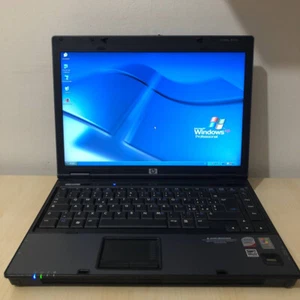 HP Compaq 6510b Windows XP 14" Pc Portatile - con Docking Station PORTA SERIALE - Imagen 1 de 12