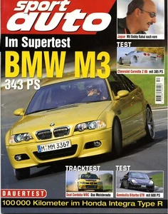 SPORT AUTO 12/2000 BMW M3 HONDA INTEGRA TYPE R PORSCHE GEMBELLA BITURBO CORDOBA - Imagen 1 de 1