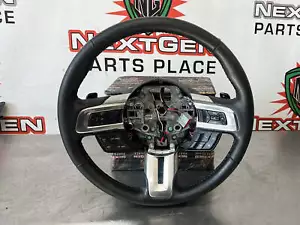 2016 FORD MUSTANG GT STEERING WHEEL FR33-3600-B OEM #363 - Picture 1 of 10