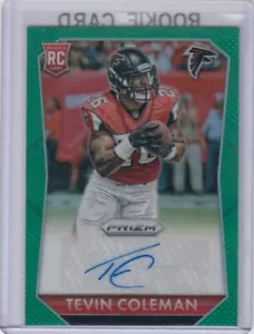 2015 PRIZM TEVIN COLEMAN GREEN PRIZMS ROOKIE AUTOGRAPH AUTO #D50 INDIANA IU RC - Picture 1 of 1