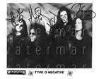 Type O Negative signed 8X10 inch photo poster picture autograph RP