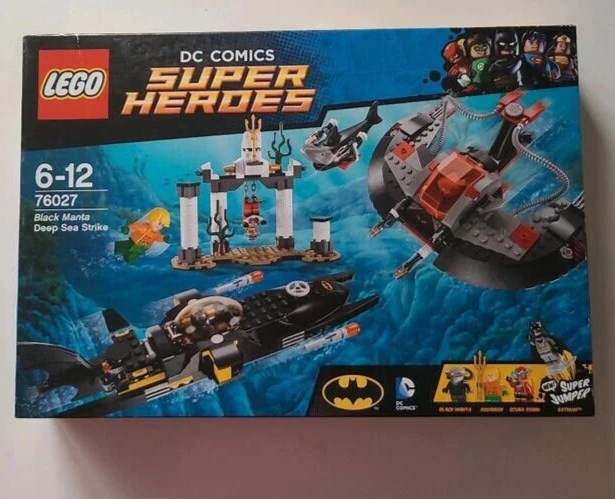 LEGO Super Heroes Manta Negra Deep Sea Strike 76027 Juguete Kit de Construcción 387 piezas Foto 1 de 4