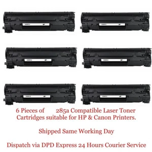 6 X Compatible Toner Cartridge for HP Laserjet CE285A 85A P1102 P1102w P1104 - Picture 1 of 1