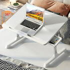 Folding Laptop Table Bed Tray Sofa Lap Desk Notebook Stand Adjustable Height NEW