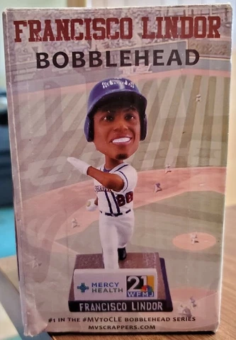 Francisco Lindor Mahoning Valley Scrappers SGA Bobblehead Bobble Head Cover