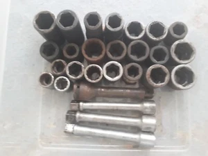 Schlagschrauber Kraft Nüsse Einsätze Set  3/4  Zoll 27 tlg. LKW - Bild 1 von 2