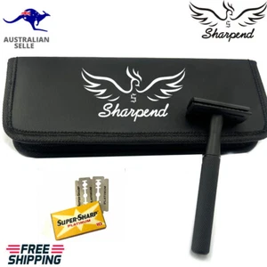 Men Shaving Safety Razor Premium Single Blade Double-Edged Safety Razor & Kit - Picture 1 of 8