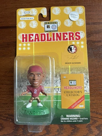 1996 Corinthian Headliners - Deion Sanders #2 - Florida State - Premier Edition Cover