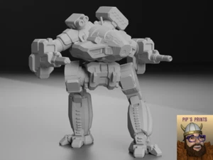 Jaguar de ébano EBJ-Prime también conocido como "Cauldron-Born" modelo mecánico antiguo para Battletech - Imagen 1 de 1