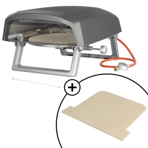 Pizzaofen Gas mit Pizzastein Pizzabackofen Set Edelstahl Outdoor BBQ-Toro - Bild 1 von 14