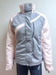 90's Vintage Colombia Pink & Grey Ski Jacket 18/20 Youth or Ladies M - Picture 1 of 12