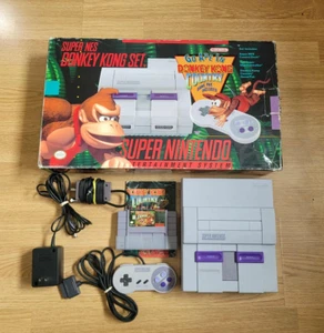 Super NES Donkey Kong Set *With Box* *NO FOAM* *Tested* - Imagen 1 de 22