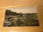 South Harwich Ma Cat Onine Tails Creek And Old Bridge 1945 Hand Colored