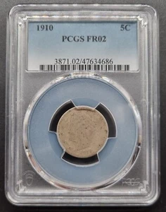 1910 Liberty Head Nickel 5c Poor Lowball PCGS FR2 Fair 2 #64581 - Picture 1 of 2