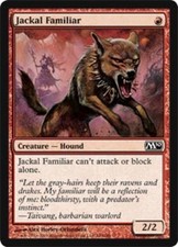 1x Jackal Familiar - Foil MTG Magic 2010 (M10) NM Magic Foil