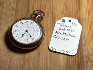 Antique Regina 3081537 Gold Filled 17 Jewel Pocket watch - Picture 1 of 8
