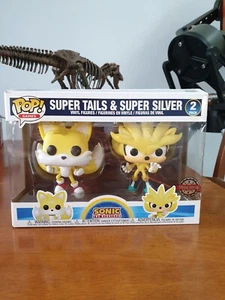 Rare Super Tails & Super Silver (2 Pack) ~ Sonic the Hedgehog ~ Funko Pop Vinyl - Picture 1 of 3