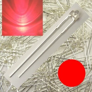 LED 1,8mm Rot klar Stückzahl wählbar 1/10/25/50 Stück E7/4 - Picture 1 of 1