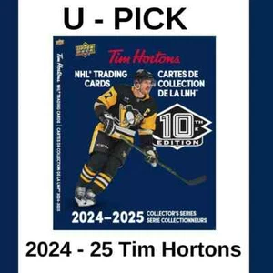 2024-25 Upper Deck Tim Hortons Cards - You Pick (U-PICK) - FREE CDN SHIPPING - Picture 1 of 177