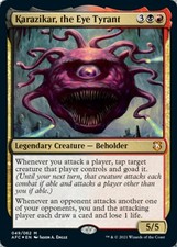 FOIL KARAZIKAR, THE EYE TYRANT ~mtg NM AFR Commander Mythic