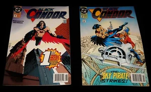 Vintage Comic Book,DC COMICS,LOT OF 2, BLACK CONDOR, # 1 & 2, 1992, Sky Pirate - Picture 1 of 12