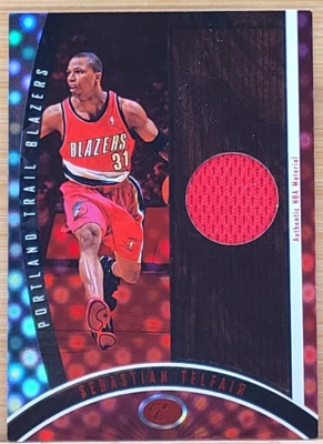 2006-07  BOWMAN ELEVATION SEBASTIAN TELFAIR EXECUTIVE LEVEL RELIC #D/49 PORTLAND - Image 1 of 2